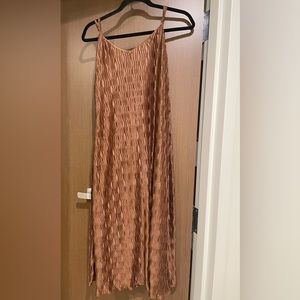 COPPER SATIN DRESS